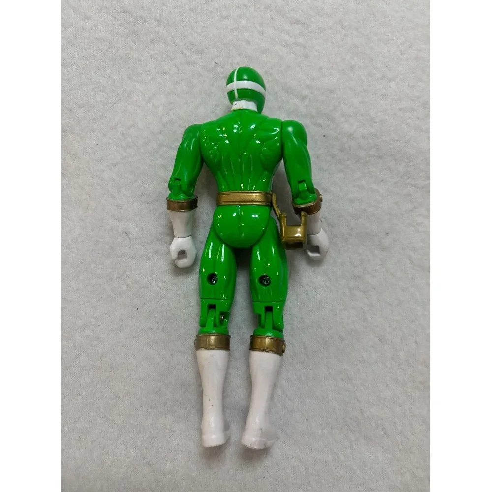 Bandai 1999 Power Rangers Lightspeed Rescue Green Ranger Action Figure 5.5 inch